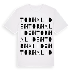 Tornaliden ordlek t-shirt – ekologisk bomull t-shirt från Pinshirt