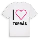 Jag älskar Torrås t-shirt stort tryck