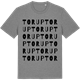 Mid Heather Gray t-shirt med Torup ordlek t-shirt