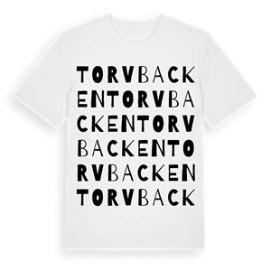 Torvbacken ordlek t-shirt – ekologisk bomull t-shirt från Pinshirt