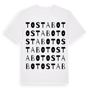 Tostabo ordlek t-shirt – ekologisk bomull t-shirt från Pinshirt