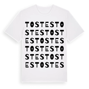 Tostes ordlek t-shirt – ekologisk bomull t-shirt från Pinshirt