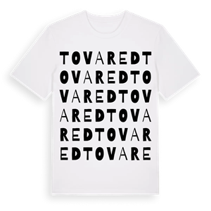 Tovared ordlek t-shirt – ekologisk bomull t-shirt från Pinshirt