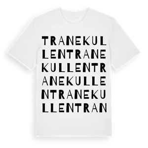 Tranekullen ordlek t-shirt – ekologisk bomull t-shirt från Pinshirt