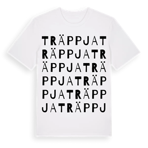 Träppja ordlek t-shirt – ekologisk bomull t-shirt från Pinshirt