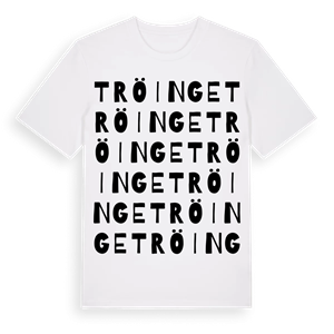 Tröinge ordlek t-shirt – ekologisk bomull t-shirt från Pinshirt