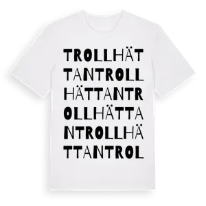 Trollhättan ordlek t-shirt – ekologisk bomull t-shirt från Pinshirt