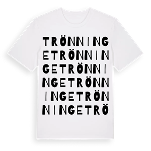 Trönninge ordlek t-shirt – ekologisk bomull t-shirt från Pinshirt