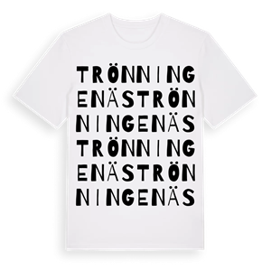 Trönningenäs ordlek t-shirt – ekologisk bomull t-shirt från Pinshirt
