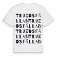 Truedsfällan ordlek t-shirt