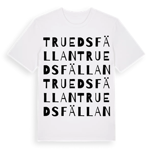Truedsfällan ordlek t-shirt – ekologisk bomull t-shirt från Pinshirt