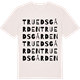 Vintage White t-shirt med Truedsgården ordlek t-shirt