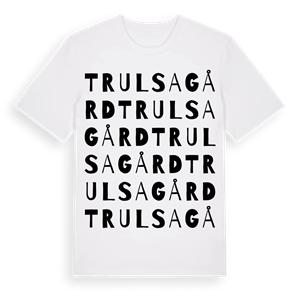 Trulsagård ordlek t-shirt – ekologisk bomull t-shirt från Pinshirt