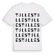 Tulles ordlek t-shirt