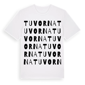 Tuvorna ordlek t-shirt – ekologisk bomull t-shirt från Pinshirt
