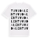 Tuvudalen ordlek t-shirt