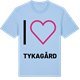 Blue Soul t-shirt med Jag älskar Tykagård t-shirt stort tryck