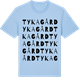 Blue Soul t-shirt med Tykagård ordlek t-shirt