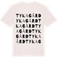 Vintage White t-shirt med Tykagård ordlek t-shirt