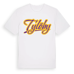 Tylöby baseball t-shirt – ekologisk bomull t-shirt från Pinshirt