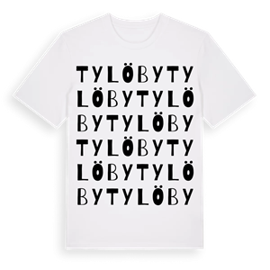Tylöby ordlek t-shirt – ekologisk bomull t-shirt från Pinshirt