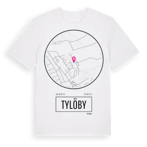Tylöby t-shirt – ekologisk bomull t-shirt från Pinshirt