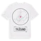 White t-shirt med Tylösand t-shirt