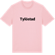 Pink Cotton t-shirt med Tylöstad fetstil t-shirt