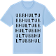 Blue Soul t-shirt med Ubbhult ordlek t-shirt