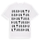Ubbhult ordlek t-shirt