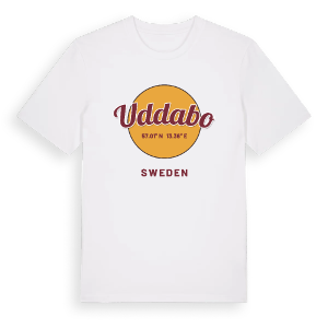 Uddabo cirkel t-shirt – ekologisk bomull t-shirt från Pinshirt