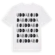 White t-shirt med Uddabo ordlek t-shirt