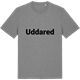 Mid Heather Gray t-shirt med Uddared fetstil t-shirt