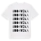 White t-shirt med Uddaveka ordlek t-shirt