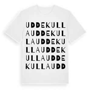 Uddekulla ordlek t-shirt – ekologisk bomull t-shirt från Pinshirt