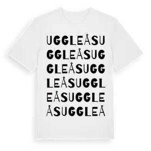 Uggleås ordlek t-shirt – ekologisk bomull t-shirt från Pinshirt