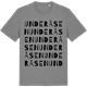 Mid Heather Gray t-shirt med Under åsen ordlek t-shirt