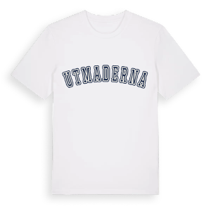 Utmaderna college t-shirt – ekologisk bomull t-shirt från Pinshirt