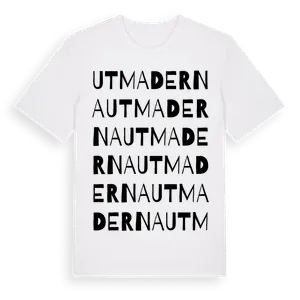 Utmaderna ordlek t-shirt – ekologisk bomull t-shirt från Pinshirt