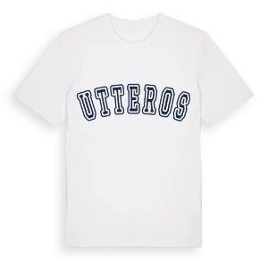 Utteros college t-shirt – ekologisk bomull t-shirt från Pinshirt
