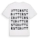 Uttersten ordlek t-shirt