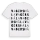 Vagershåla ordlek t-shirt