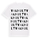 Vakhult ordlek t-shirt