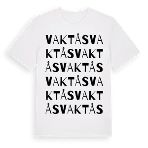 Vaktås ordlek t-shirt – ekologisk bomull t-shirt från Pinshirt