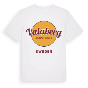 Valaberg cirkel t-shirt – ekologisk bomull t-shirt från Pinshirt