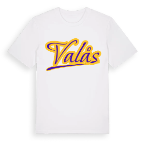 Valås baseball t-shirt – ekologisk bomull t-shirt från Pinshirt