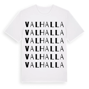 Valhalla ordlek t-shirt – ekologisk bomull t-shirt från Pinshirt