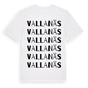 Vallanäs ordlek t-shirt – ekologisk bomull t-shirt från Pinshirt