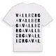 Vallberga ordlek t-shirt