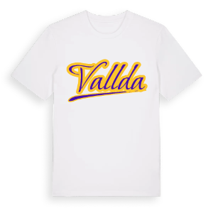 Vallda baseball t-shirt – ekologisk bomull t-shirt från Pinshirt